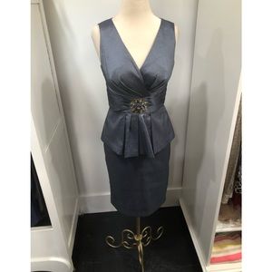Eliza J New York Slate Blue Dress